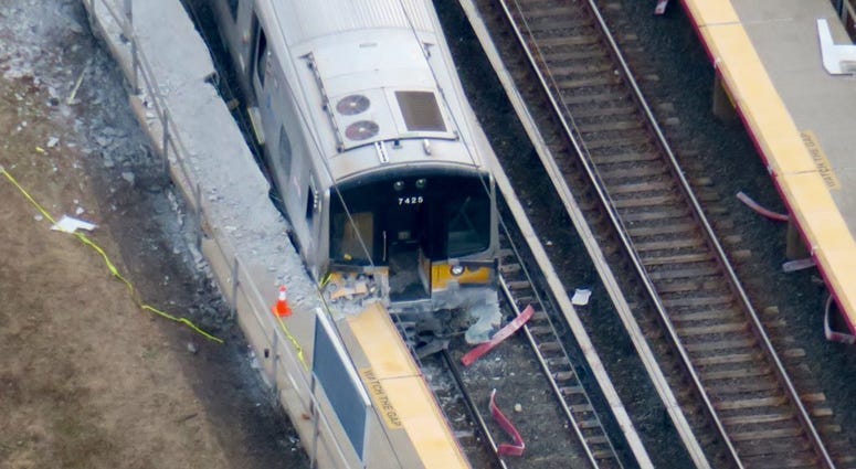 LIRR crash in Westbury