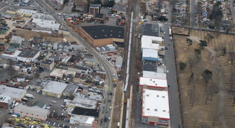 LIRR crash in Westbury