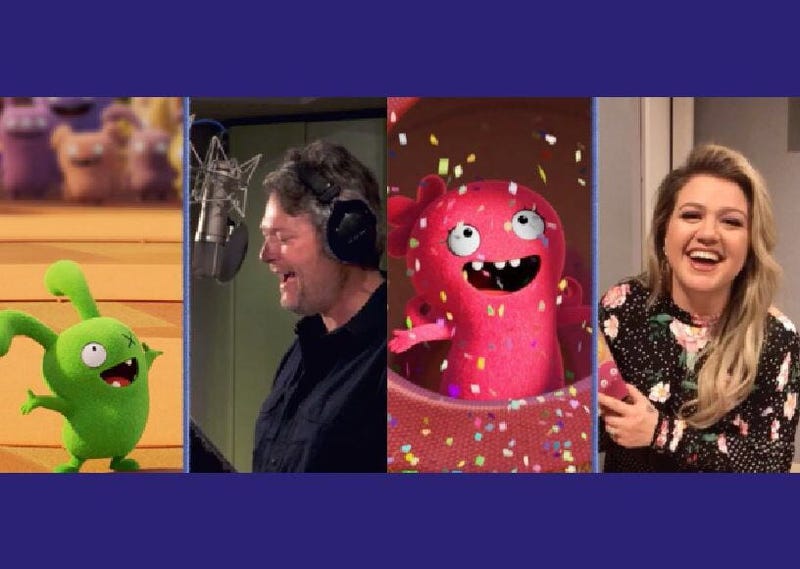 Blake Shelton & Kelly Clarkson in Ugly Dolls