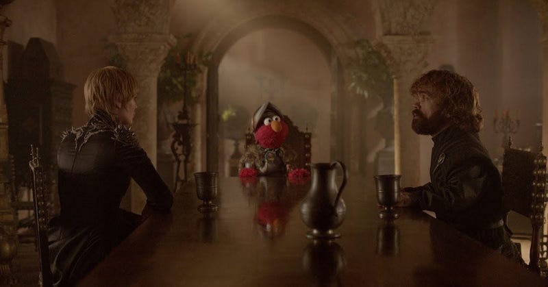Elmo, Cersei, Tyrion