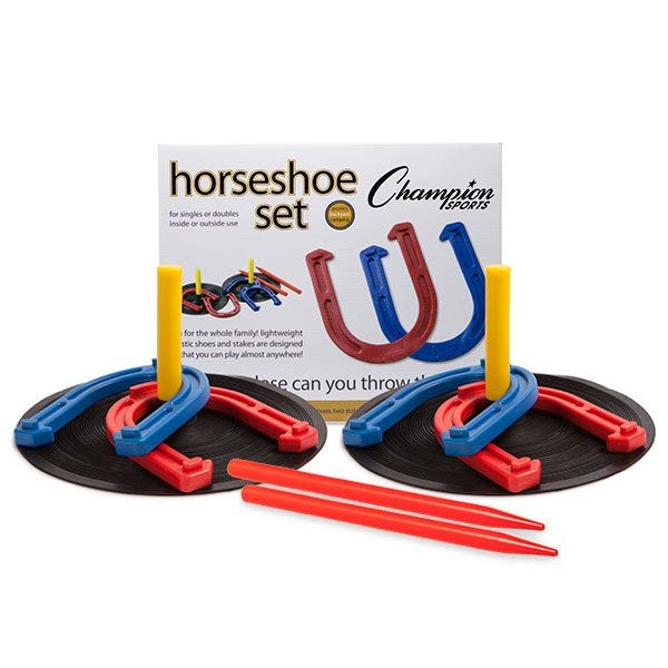 Champion Sports Rubber Horseshoe Set