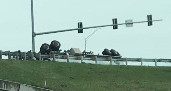 Several ramps to and from the Jane Addams Memorial Tollway were closed after a tanker rolled over and leaked gasoline Wednesday in northwest suburban Des Plaines.