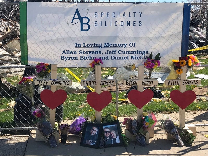 Memorial Service Held For 4 Men Killed In Waukegan Plant Explosion