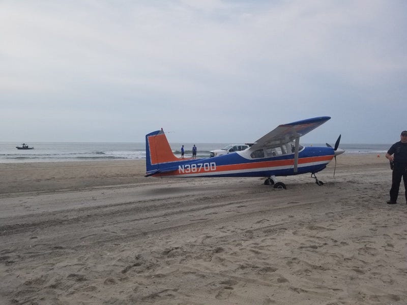 Plane on Beach