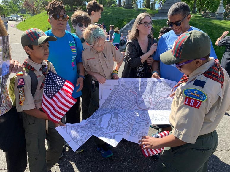 Scouts Green-Wood Cemetery