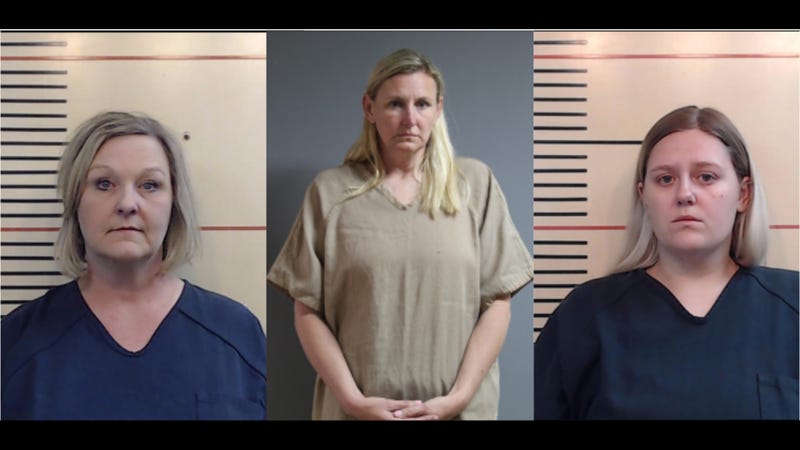 Edie Martin, 53 (left), Jennifer Dale, 44 (center), and Paxton Kendal Bean, 25, is pictured on the right.