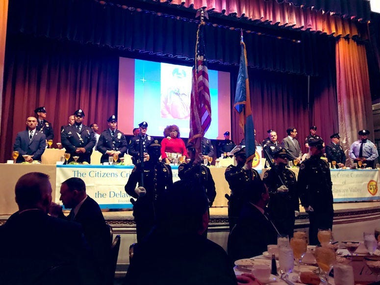 An annual luncheon brought together the men and women in blue from across the Delaware Valley, and one from Chicago who had a unique message for police officers about being backed by their prosecutors. 