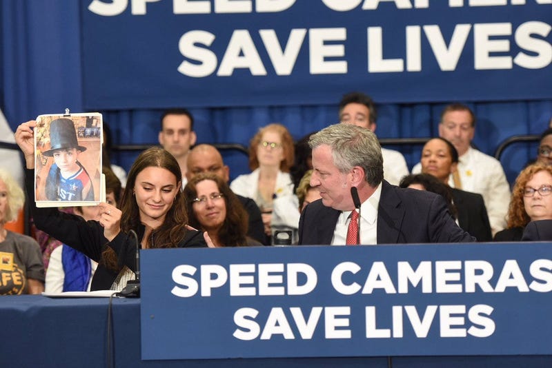 De Blasio speed cameras