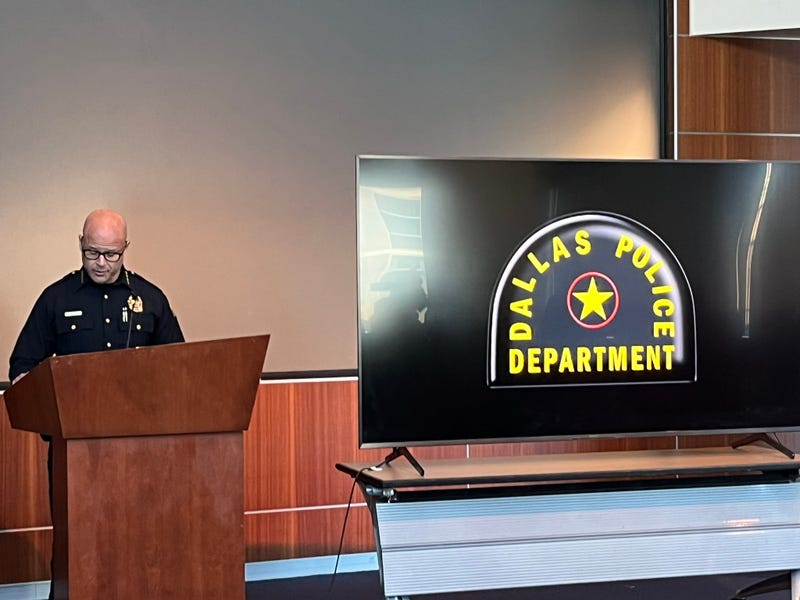 Dallas police Chief Eddie Garcia at a news conference on Monday, Sept. 18, 2023 in Dallas, Texas.