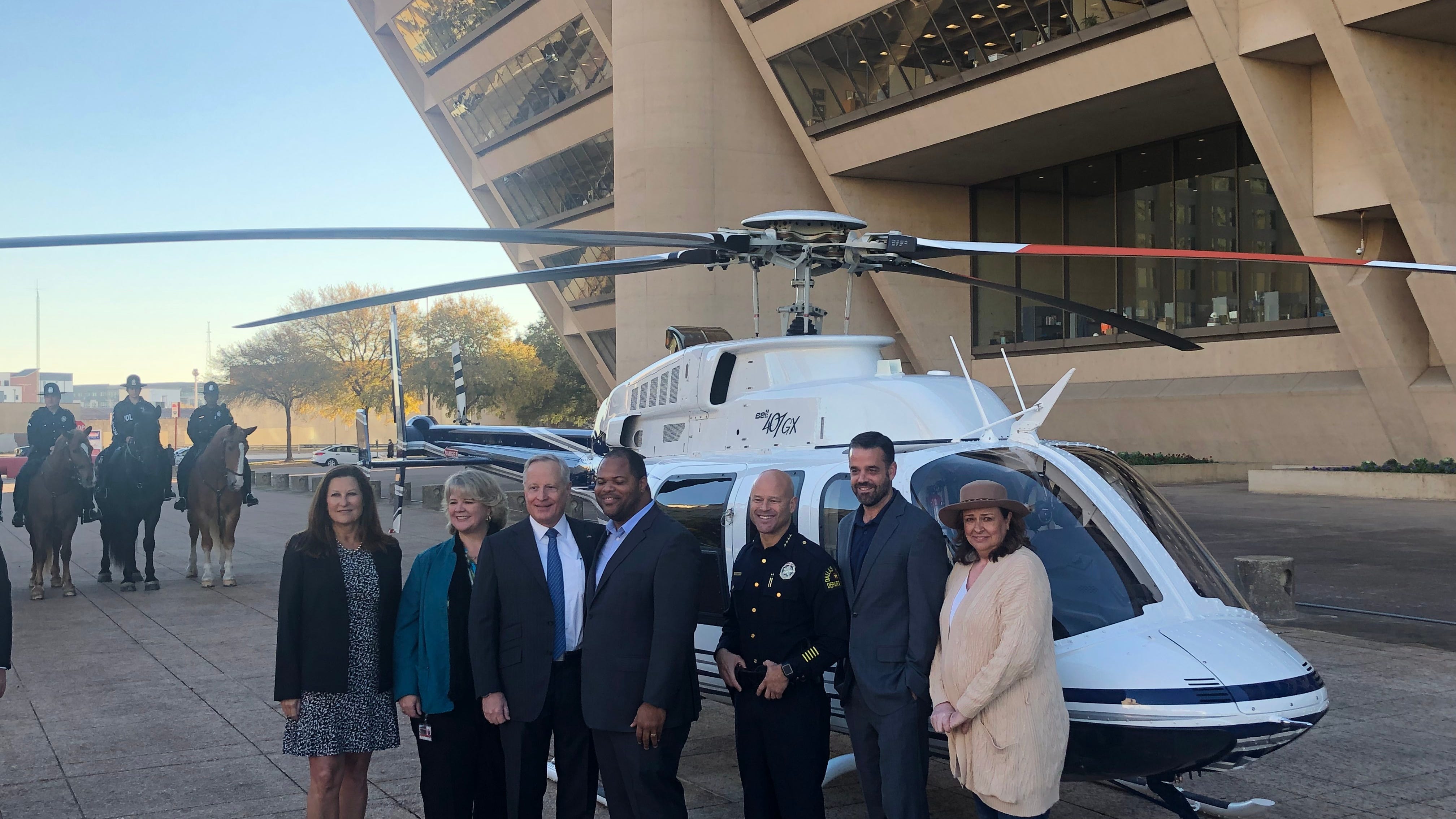 Dallas Police take donation of new helicopter from businessman Ross Perot Jr