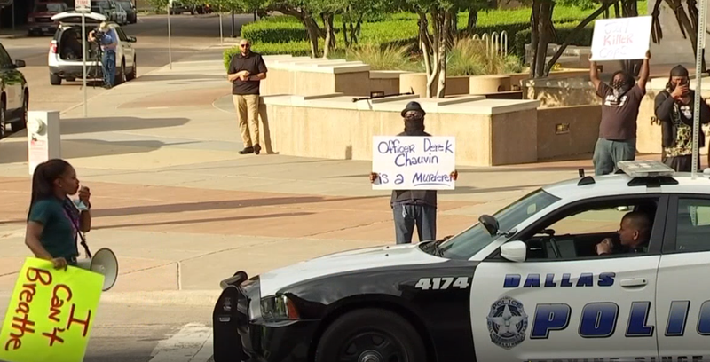 Citizens in Dallas Stand United With Protesters in Minneapolis Over George Floyd’s Death