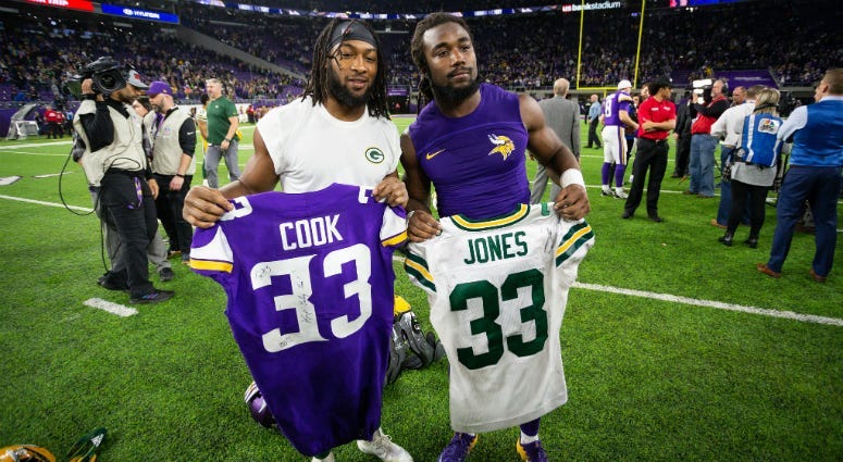 Aaron Jones and Dalvin Cook