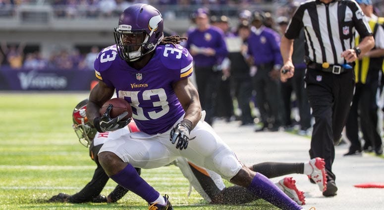 Minnesota Vikings running back Dalvin Cook