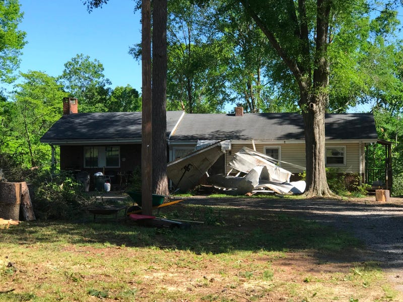 Damage Near N. Pleasantburg.