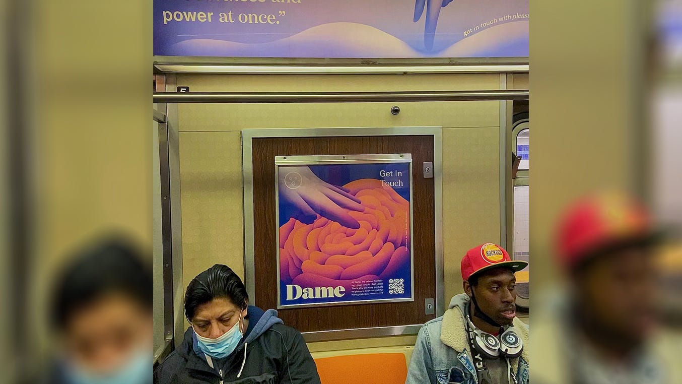Sex toy company Dame to run subway ads after reaching settlement with MTA