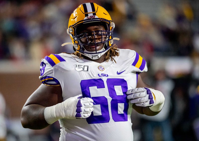 LSU guard Damien Lewis would be a great fit with the Ravens as a Day 2 draft pick. 