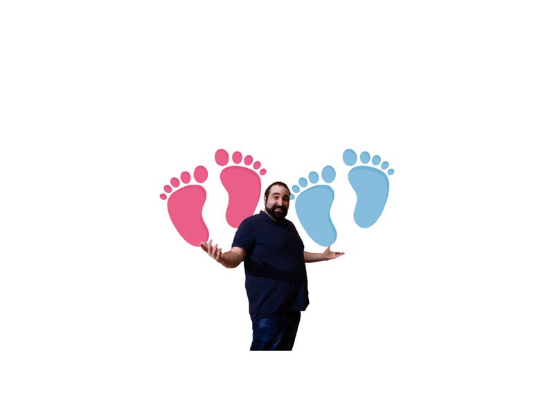Dan and baby feet