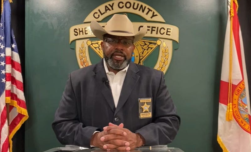 Clay County Sheriff Darryl Daniels makes statement on arrest August 13, 2020.