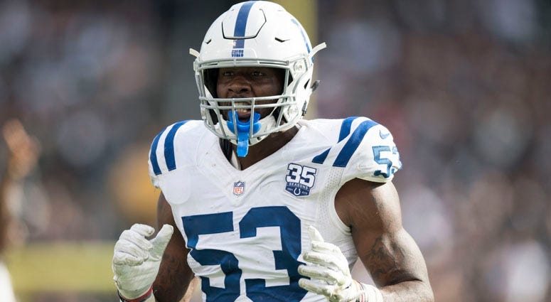 Colts linebacker Darius Leonard