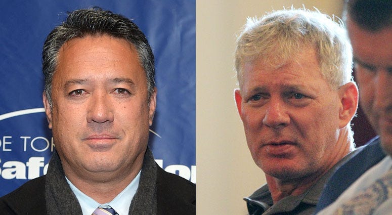 Ron Darling (left) and Lenny Dykstra