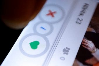 A House subcommittee is investigating popular dating services such as Tinder and Bumble for allegedly allowing minors and sex offenders to use their services. (AP Photo/Tsering Topgyal, File)