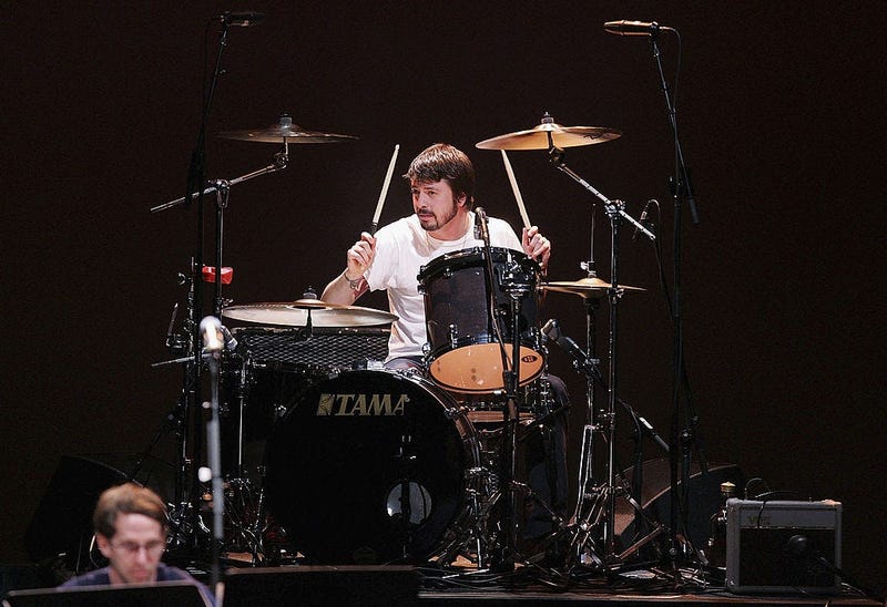 Dave Grohl on drums 2015