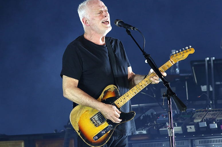 David Gilmour of Pink Floyd