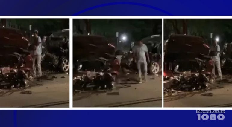 Manhunt continues for driver who caused a double-fatal crash