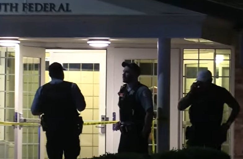 police investigate shooting scene