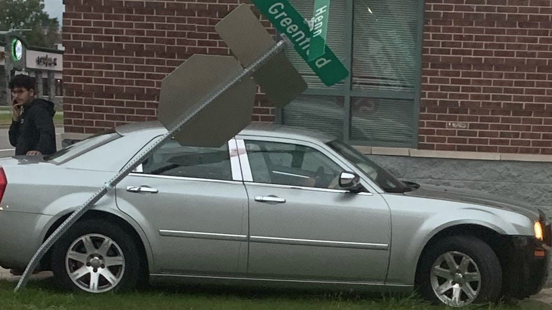 WANTED: Driver who crashed car into building in Dearborn, fled [PHOTOS]