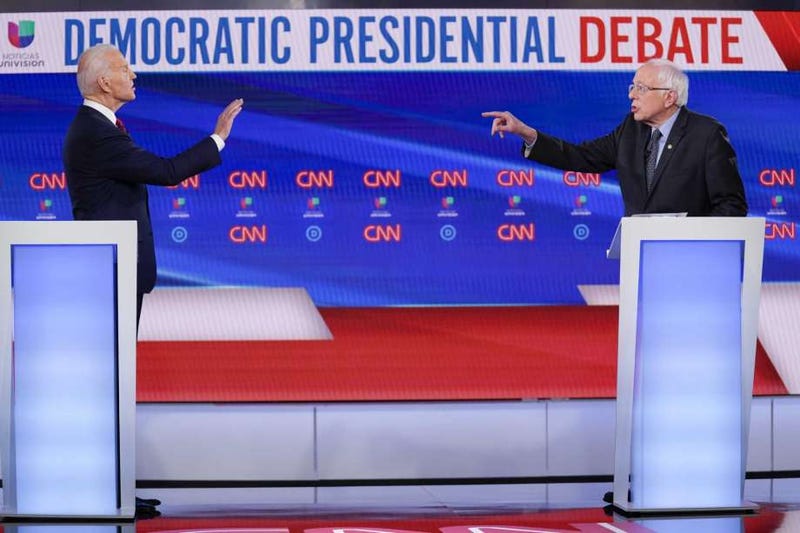 Joe Biden and Bernie Sanders