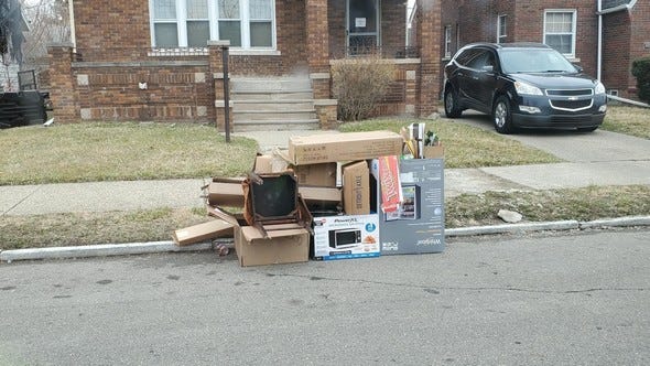 Correct way to dispose of bulk debris in Detroit