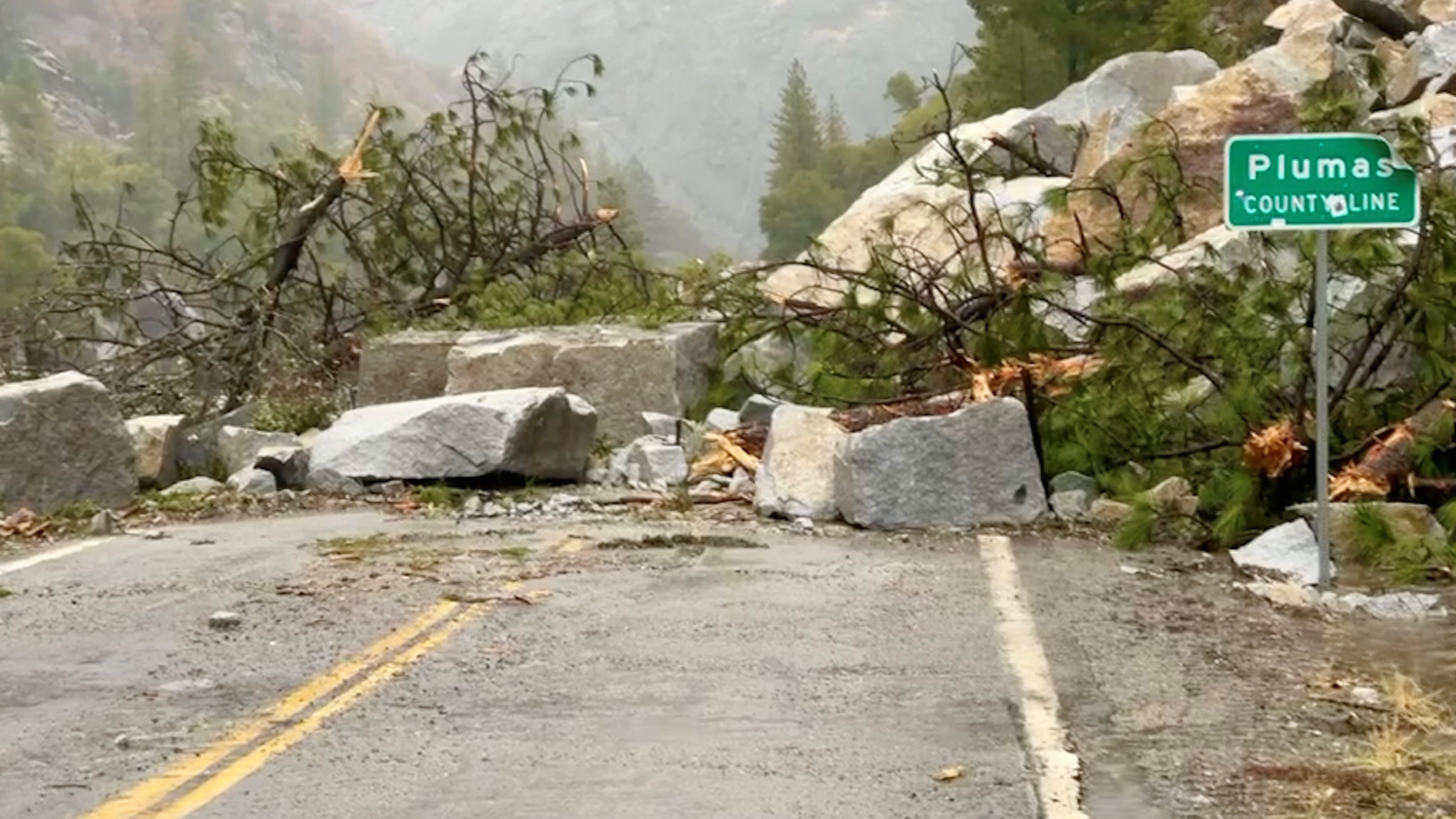 Wildfire suffering Lake Tahoe now subjected to extreme side effects of rain storm