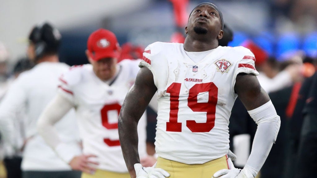 49ers keep Deebo Samuel on draft night while Hollywood, A.J. Brown traded