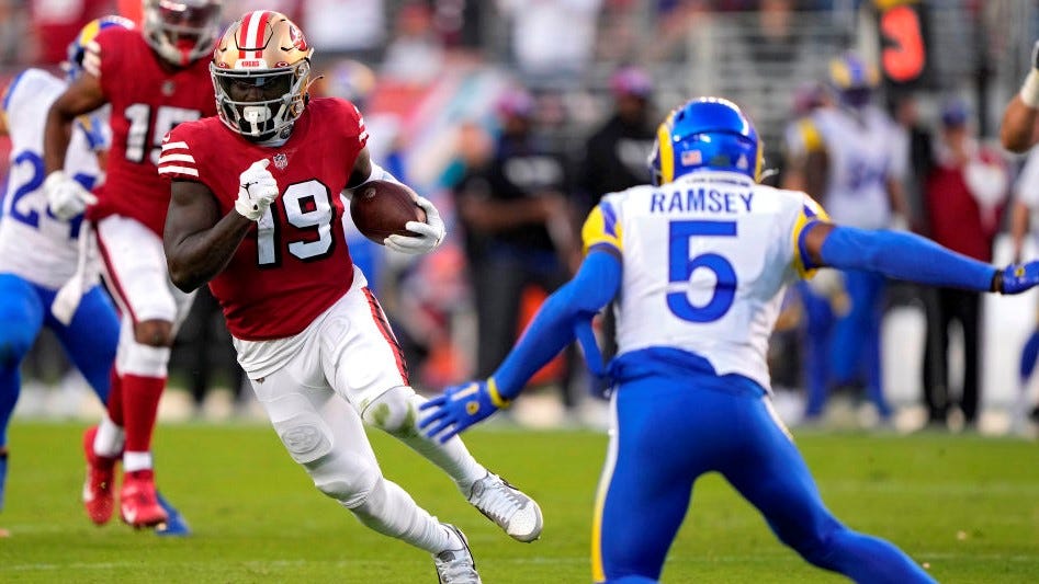 Deebo Samuel surprised by Jalen Ramsey's poor tackling on 57-yard TD