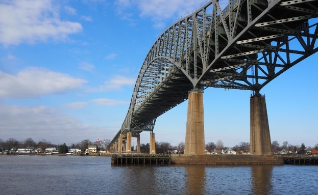 The map above shows the project study area, which includes Bristol Borough and Bristol Township in Bucks County, Pennsylvania, and Burlington Township and Florence Township in Burlington County, New Jersey.