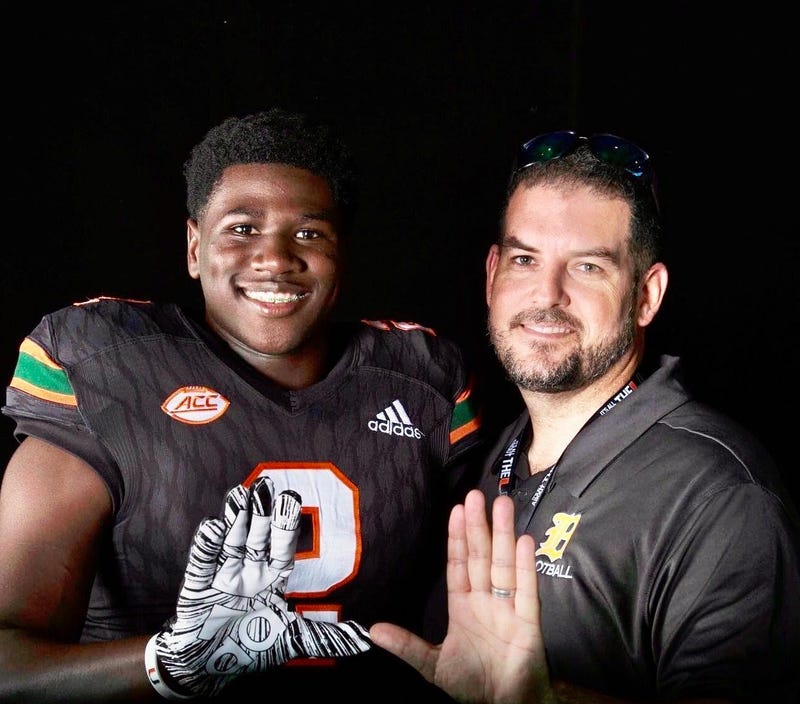 Coach Eddie Delgado takes over a new head coaching job at Doral Academy