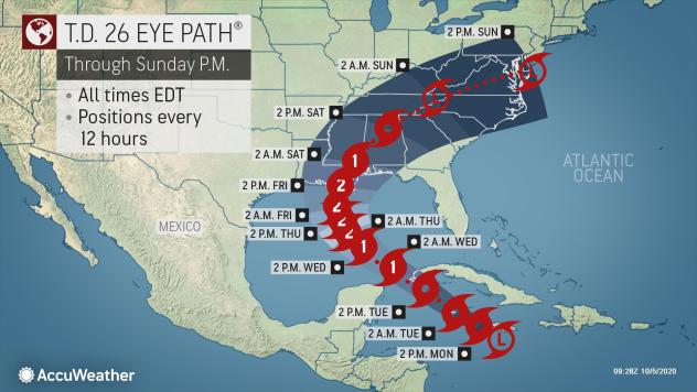 Tropical Storm Delta has formed in the Caribbean. Top sustained winds are near 40 mph. It is forecast to rapidly intensify into a hurricane later Tuesday or early Wednesday as it enters the Gulf.