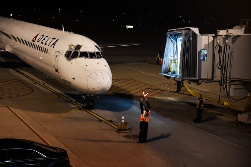 night flight into GSP