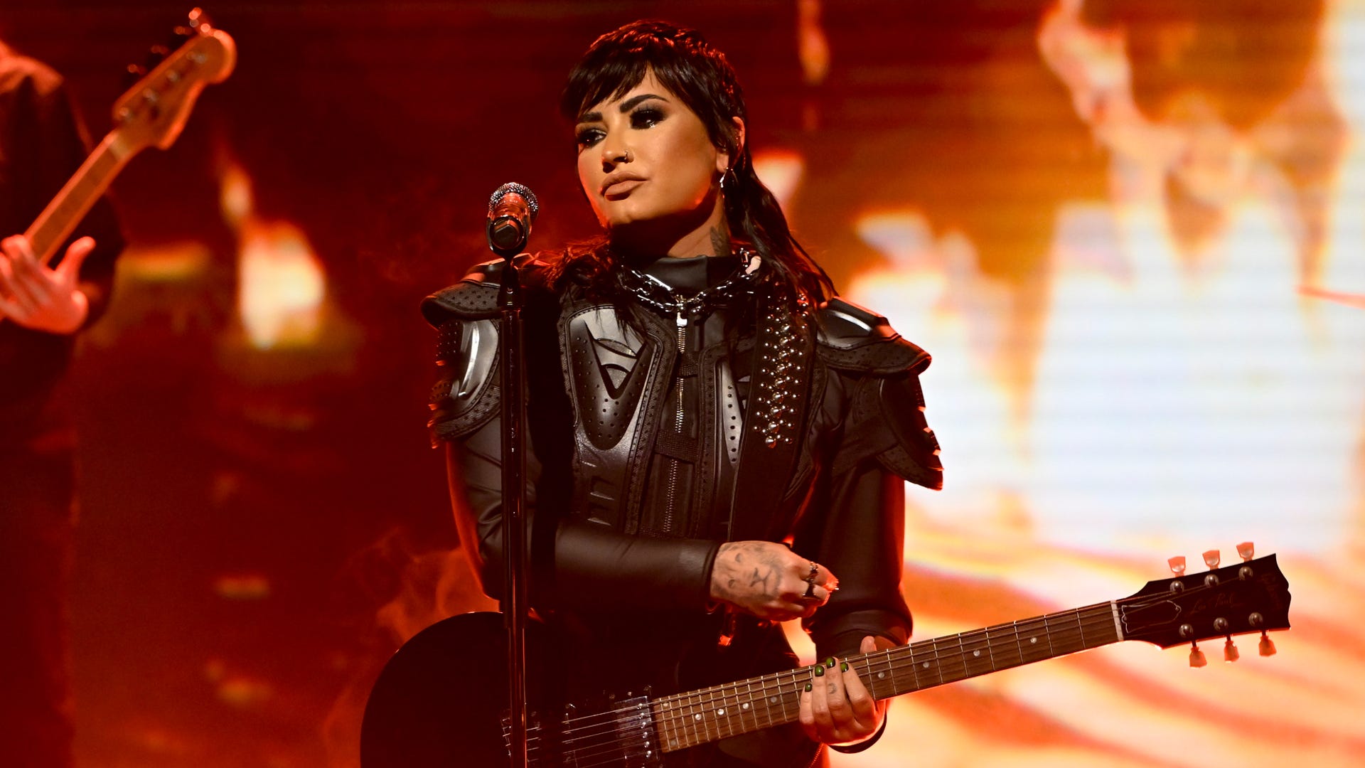 Listen to Demi Lovato's return to Rock: 'SKIN OF MY TEETH'