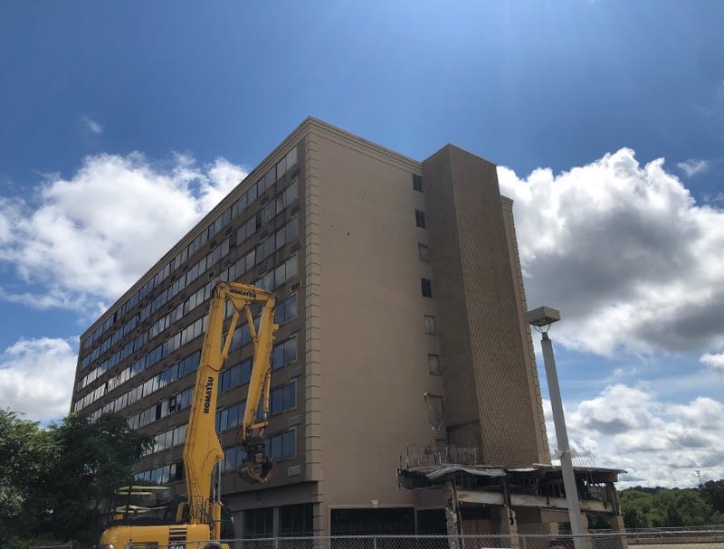 Demolition begins of Petersburg Ramada Hotel