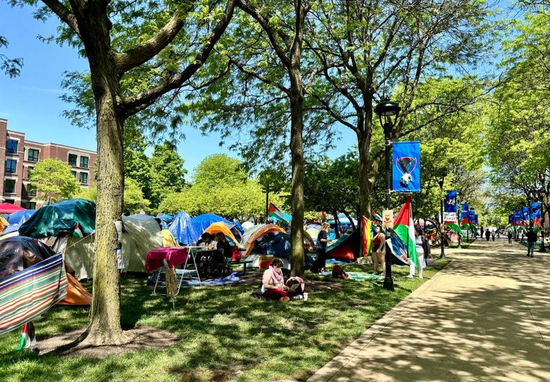 DePaul encampment