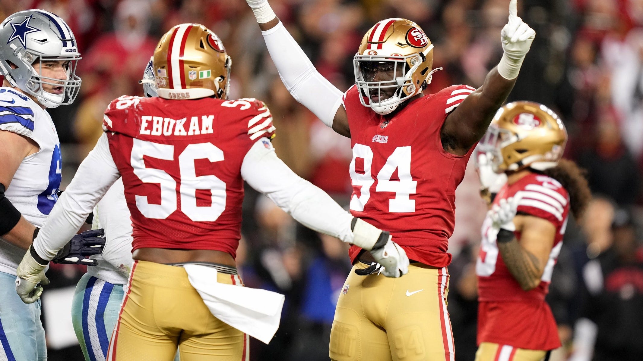Reports: 49ers lose edge rushers Samson Ebukam, Charles Omenihu in free agency
