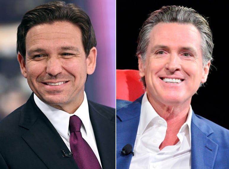 Ron DeSantis - Gavin Newsom