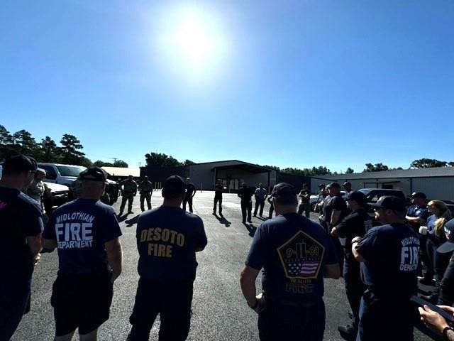 DeSoto firefighters assist with Hurricane Beryl relief