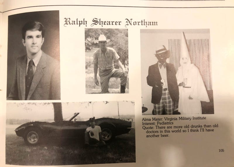 Racist photo from Northam yearbook