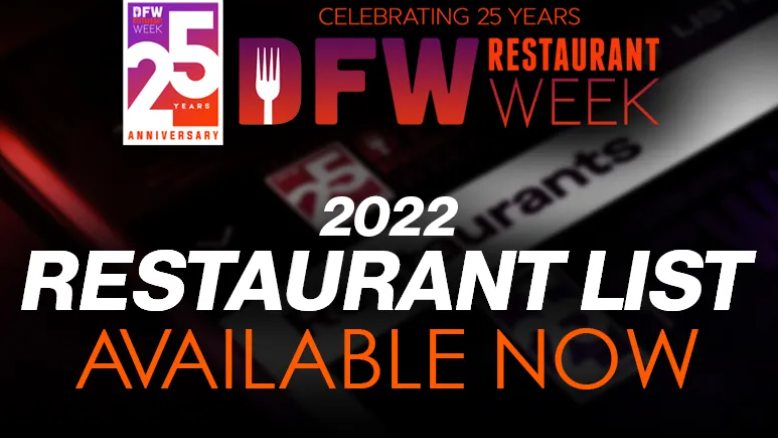 Reservations open for DFW Restaurant Week