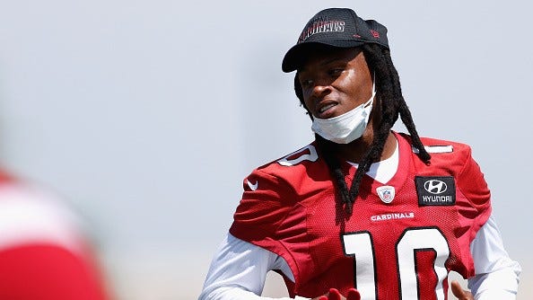 DeAndre Hopkins questions NFL future over vaccine in since-deleted tweet