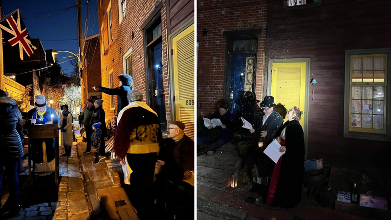 A pandemic-era tradition turns this Queen Village corner into a Dickensian dream each Christmas