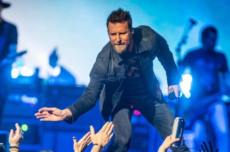 Dierks Bentley performs at Bridgestone Arena Friday, February 22, 2019